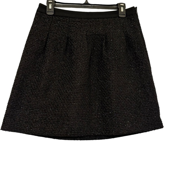Loft Petites Sparkling Mini Skirt Size 6P - Picture 3 of 6